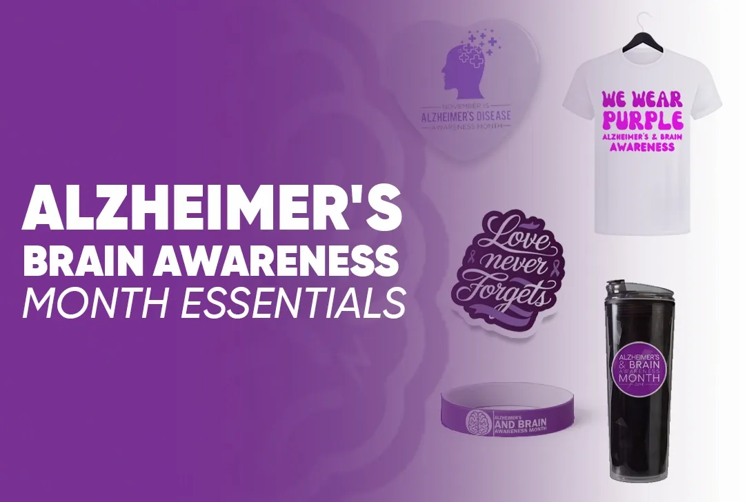 CustomSocksNow.Com Alzheimer's Brain Awareness Month