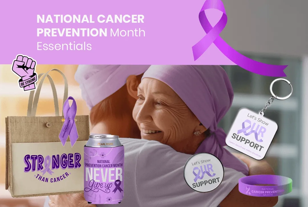 CustomSocksNow.Com National Cancer Prevention Month