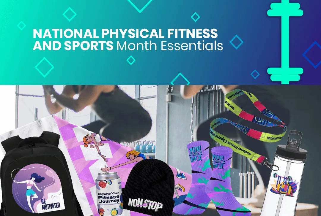 CustomSocksNow.Com National Physical Fitness and Sports Month