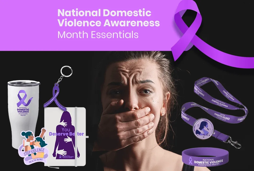 CustomSocksNow.Com National Domestic Violence Awareness Month
