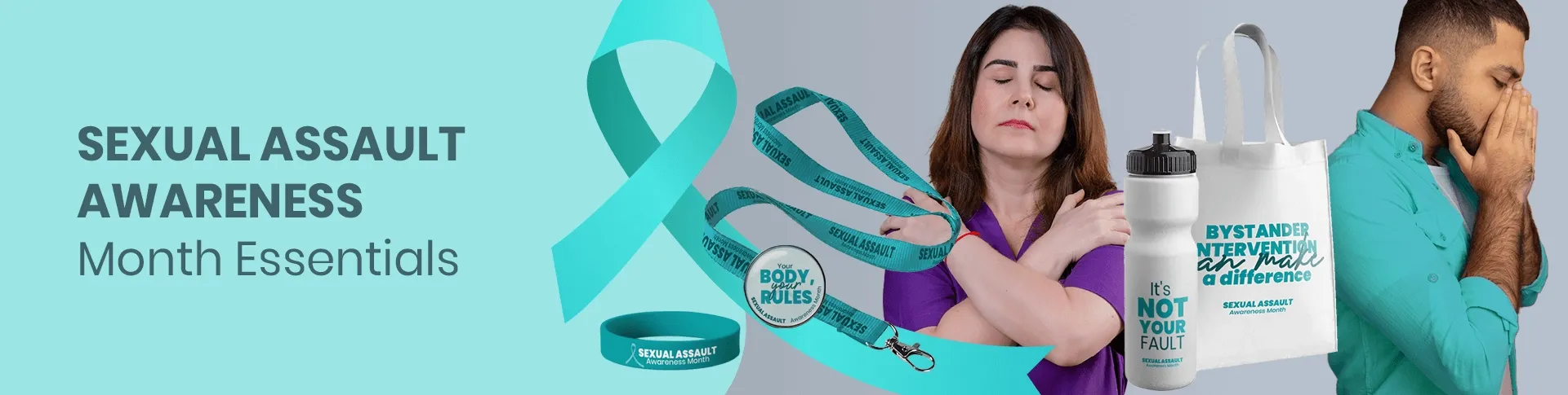 CustomSocksNow.Com Sexual Assault Awareness Month