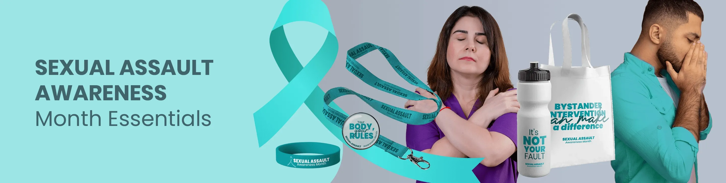 CustomSocksNow.Com Sexual Assault Awareness Month