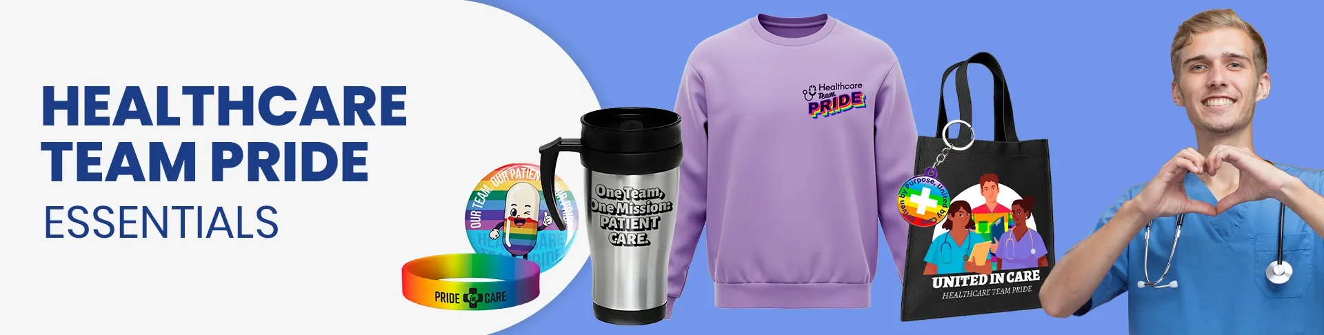 CustomSocksNow.Com Healthcare Team Pride