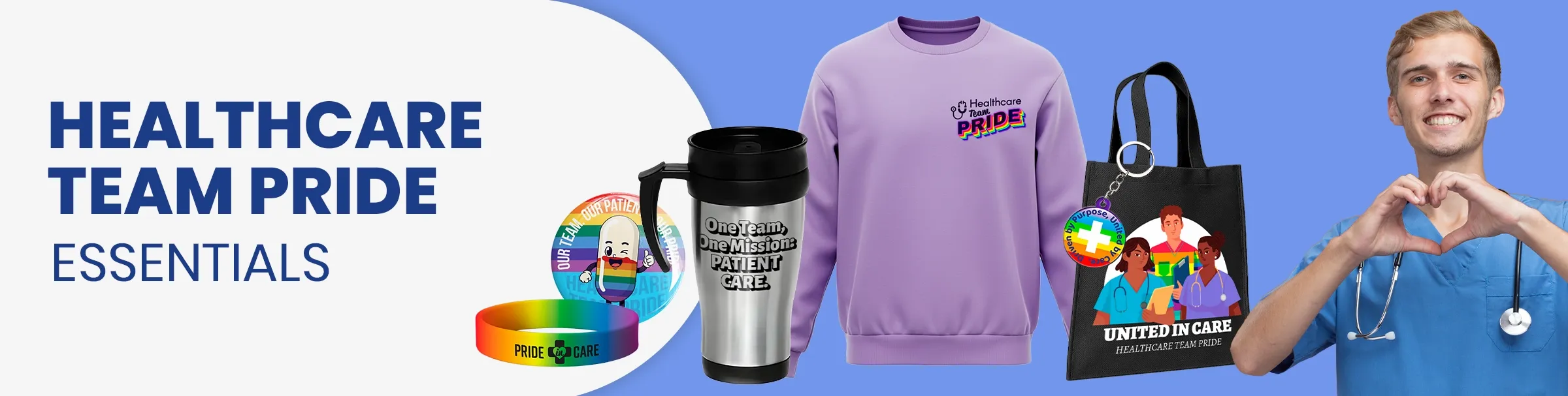 CustomSocksNow.Com Healthcare Team Pride