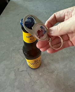 CustomSocksNow.Com - Multi-use Alloy Bottle Opener Keychain
