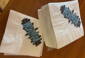 CustomSocksNow.Com - Custom Beverage Napkin