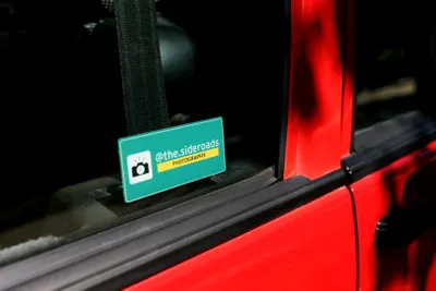 Front adhesive stickers