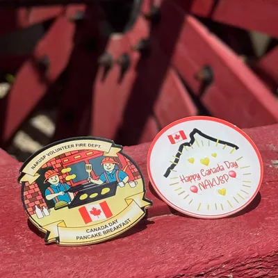 Acrylic Lapel Pin - Celebration of Canada Day
