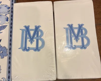 Custom Paper Guest Towel Napkins - packets of bath towel napkins