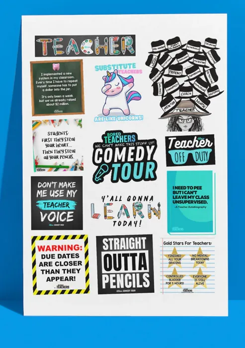 CustomSocksNow.Com - Stickers Sheets