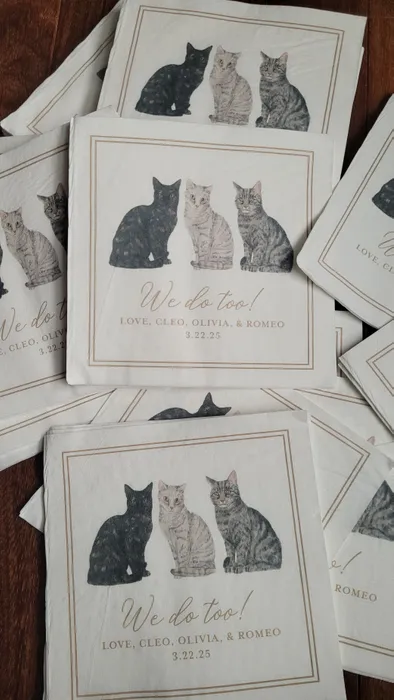 CustomSocksNow.Com - Custom Beverage Napkin