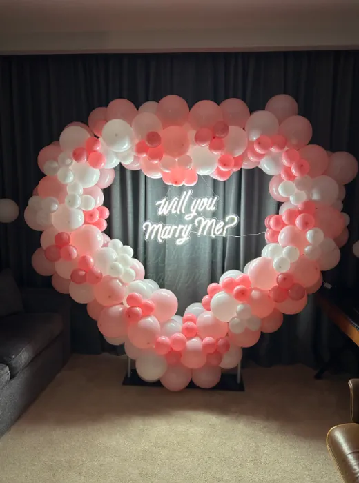 CustomSocksNow.Com - Will You Marry Me LED Neon Sign