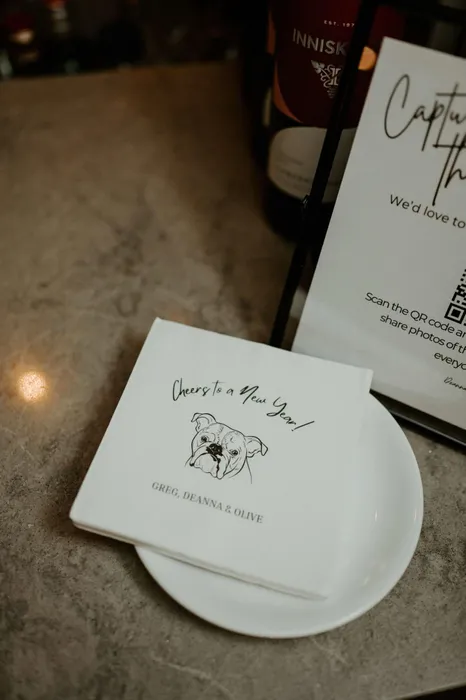 CustomSocksNow.Com - Custom Beverage Napkin