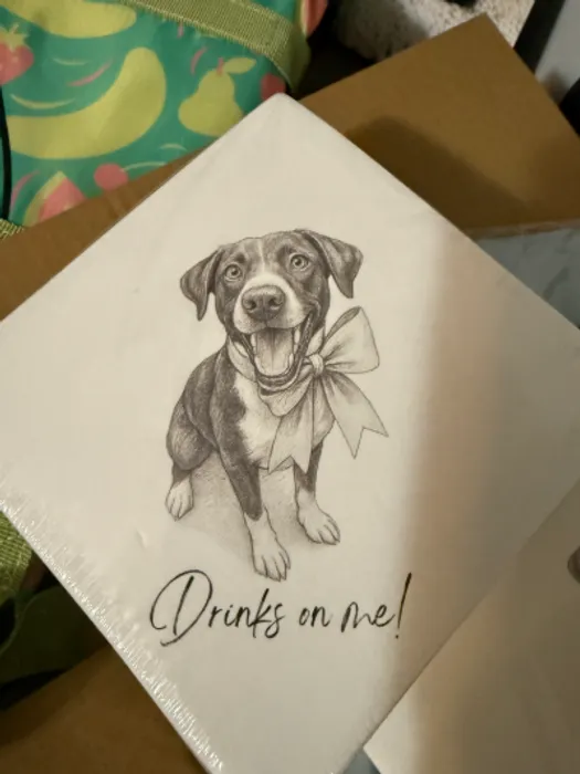 CustomSocksNow.Com - Custom Beverage Napkin