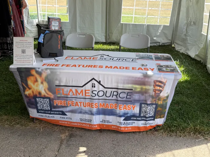 CustomSocksNow.Com - Custom Zip Up Trade Show Display Tension Fabric 10' x 8'