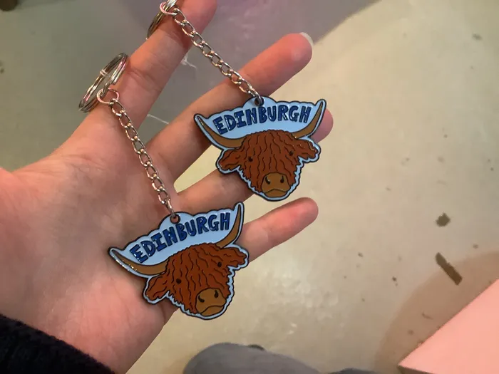 CustomSocksNow.Com - Metal Keychain