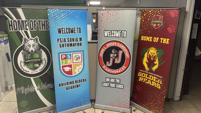 CustomSocksNow.Com - Roll Up Banner Stands