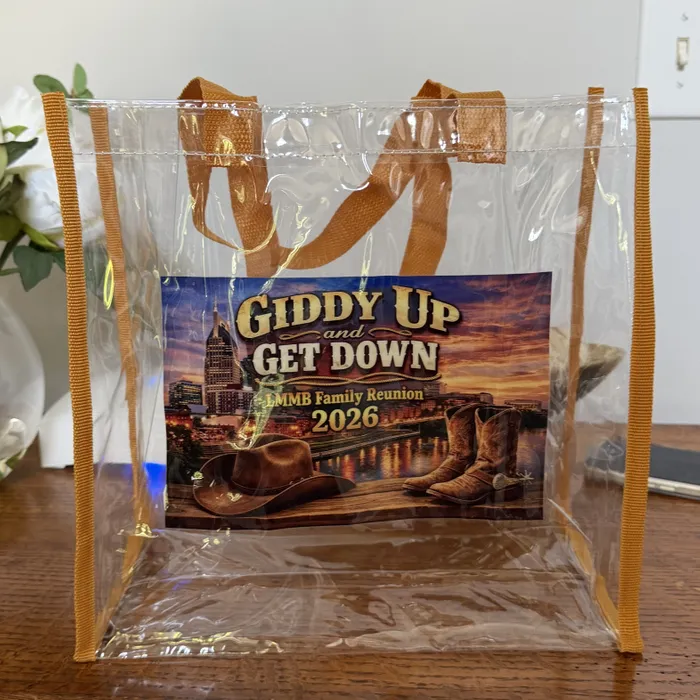 CustomSocksNow.Com - Custom Clear Tote Bag