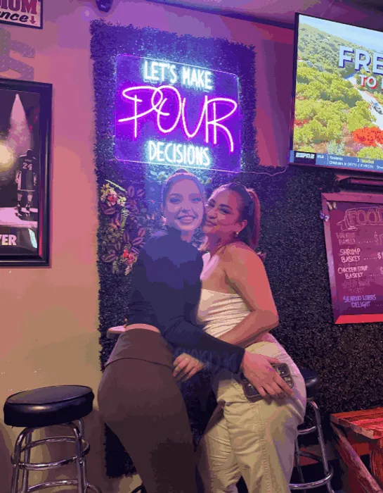 CustomSocksNow.Com - Let's Make Pour Decisions Neon Signs