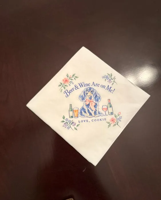 CustomSocksNow.Com - Custom Paper Beverage Napkin
