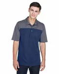 CORE365 Men's Balance Colorblock Performance Piqu Polo CLASSC NVY