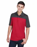 CORE365 Men's Balance Colorblock Performance Piqu Polo CLASSC RED