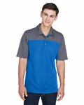CORE365 Men's Balance Colorblock Performance Piqu Polo TRU ROYAL