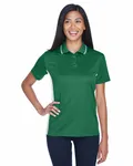 UltraClub Ladies' Cool & Dry Sport Two-Tone Polo FOREST GRN