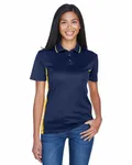UltraClub Ladies' Cool & Dry Sport Two-Tone Polo Navy