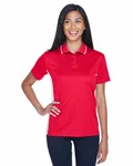 UltraClub Ladies' Cool & Dry Sport Two-Tone Polo RED