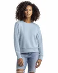 Ladies' Laguna Sueded Sweatshirt Stonewash Denim