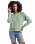 Ladies' Laguna Sueded Sweatshirt Stonewash Green
