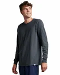 Unisex Essential Performance Long-Sleeve T-Shirt Black Heather