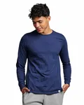 Unisex Essential Performance Long-Sleeve T-Shirt Navy