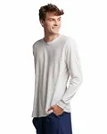 Unisex Essential Performance Long-Sleeve T-Shirt WHITE