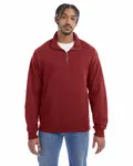 Unisex Quarter-Zip Sweatshirt Cayenne