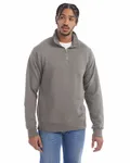 Unisex Quarter-Zip Sweatshirt CONCRETE GRAY
