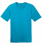 District Perfect Weight Tee. DT104 Bright Turquoise
