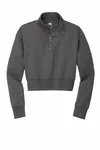 District Women's V.I.T. Fleece 1/2-Zip DT6111 Heathered Charcoal
