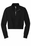 District Women's V.I.T. Fleece 1/2-Zip DT6111 BLACK