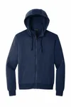 Port Authority Smooth Fleece Hooded Jacket F814 River Blue Navy