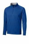 Sport-Tek Sport-Wick Fleece 1/4-Zip Pullover. F243 True Royal/ Silver