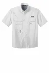 Eddie Bauer - Short Sleeve Fishing Shirt. EB608 WHITE
