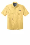 Eddie Bauer - Short Sleeve Fishing Shirt. EB608 Goldenrod Yellow