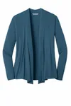 Port Authority Women's Concept Open Cardigan. L5430 Dusty Blue