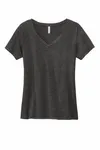 Volunteer Knitwear Women's Daily V-Neck Tee LVL45V Dark Heather Grey