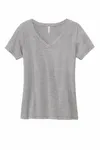 Volunteer Knitwear Women's Daily V-Neck Tee LVL45V Athletic Heather