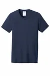 Port & Company Women's Core Blend Tee. LPC55 Navy