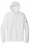 Nike Club Fleece Sleeve Swoosh Pullover Hoodie NKDR1499 WHITE