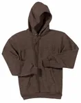 Port & Company - Core Fleece Pullover Hooded Sweatshirt. PC78H Heather Dark Chocolate Brown